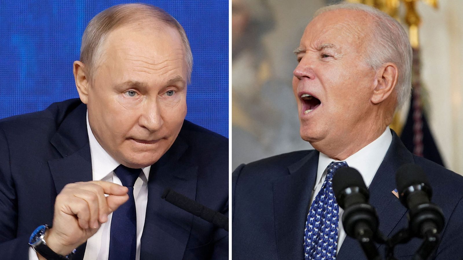 Joe Biden calls Vladimir Putin a ‘crazy SOB’ – and the Kremlin reacts